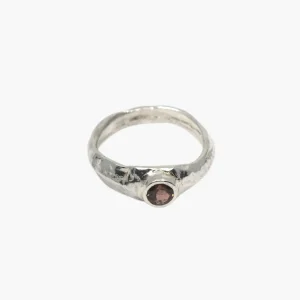 anillo artesanal luna rosa